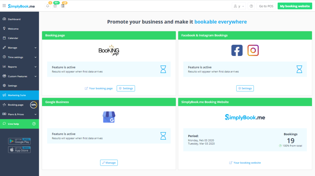 Marketing Suite - Multi channel access