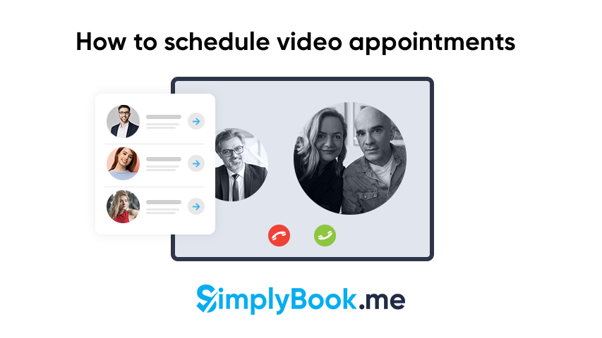 Video appointment scheduling