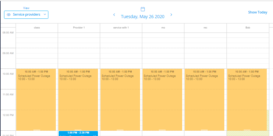 Boletín de mayo: la nota del calendario bloquea el tiempo del calendario