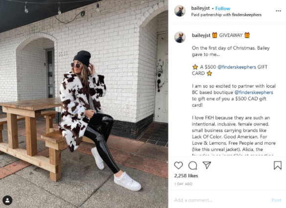 marketing de influencers con Bailey Stanworth