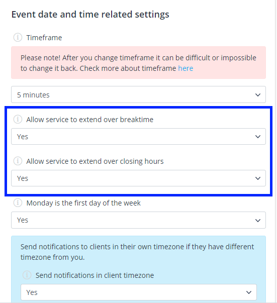 extend over closing hours to cross multiple days